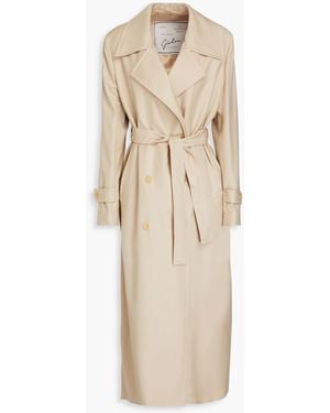 Giuliva Heritage Christie Wool-twill Trench Coat - Natural