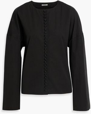 FFORME Fish Oversized Cotton Jacket - Black