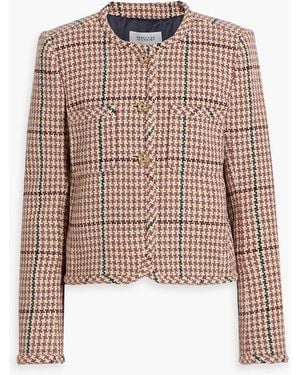 10 Crosby Derek Lam Emilia Cotton-blend Tweed Jacket - Natural