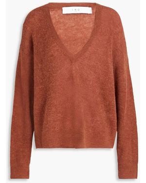 IRO Ballora Brushed Knitted Sweater - Orange