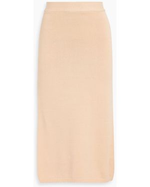 Equipment Volonne Cotton Midi Skirt - Natural