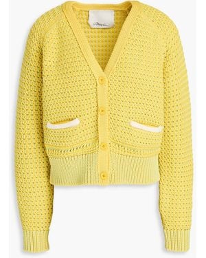 3.1 Phillip Lim Knitted Cardigan - Yellow