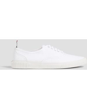 Thom Browne Heritage Canvas Sneakers - White