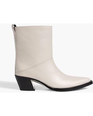 3.1 Phillip Lim Ankle boots "downtown" aus leder - Weiß