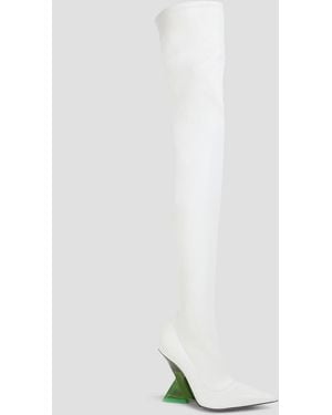 The Attico Cheope overknees - Weiß