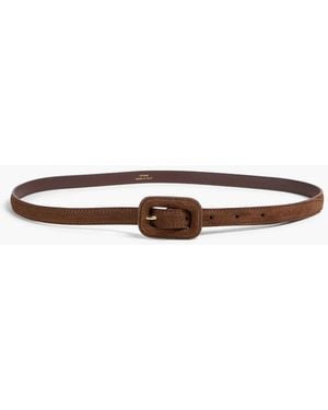 TOTEME Gürtel aus veloursleder - Braun