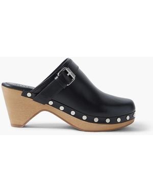 Isabel Marant Titya clogs aus leder mit nieten - Schwarz