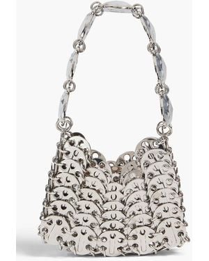 Rabanne Crystal-embellished Chainmail Tote - White