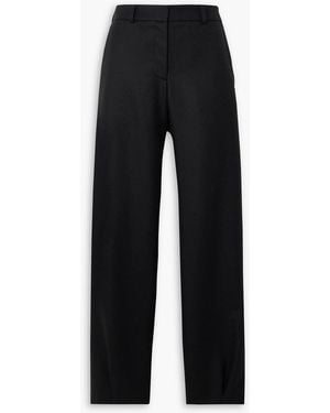 16Arlington Vante Wool-Twill Straight-Leg Pants - Black