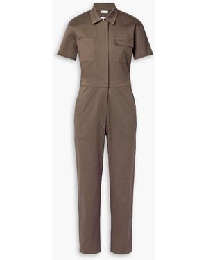Rivet Utility Worker jumpsuit aus twill aus einer baumwollmischung - Braun