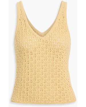 NAADAM Crocheted Cotton Tank - Yellow