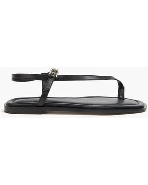 A.Emery Pae Leather Sandals - Black