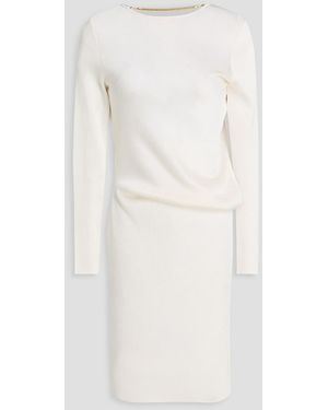 Tom Ford Open-Back Knitted Mini Dress - White