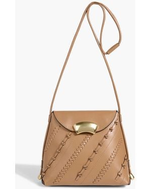 3.1 Phillip Lim Id Petite Soft Whipstitched Leather Cross-Body Bag - Natural