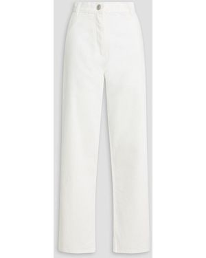 Magda Butrym High-rise Tapered Jeans - White