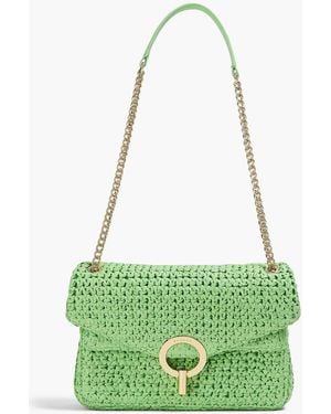 Sandro Paper Shoulder Bag - Green