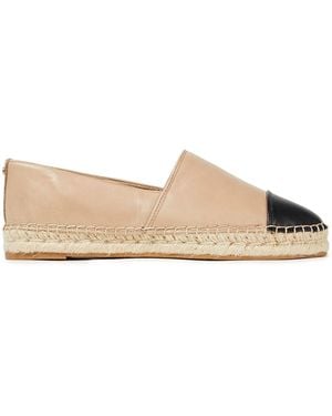 Sam Edelman Krissy Two-tone Leather Espadrilles - Multicolour