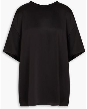 A.Emery Bristowe Satin Top - Black