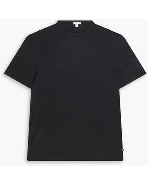 James Perse Printed Cotton-Jersey Shirt - Black