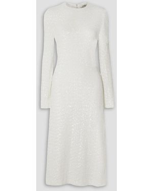 Gauchère Vinona Sequined Stretch-jersey Maxi Dress - White
