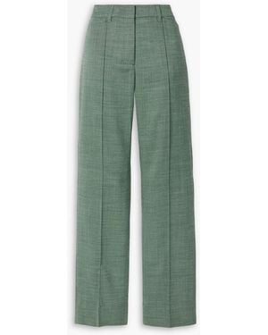 Stella McCartney Wool-Blend Straight-Leg Pants - Green