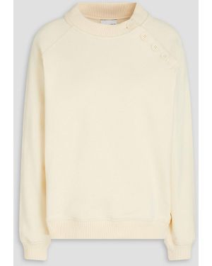 Claudie Pierlot French Cotton-Terry Sweatshirt - Natural