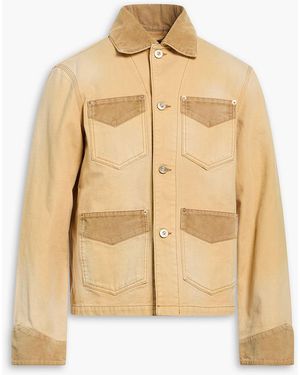 Wales Bonner Sierra Embroidered Cotton-Canvas Field Jacket - Natural