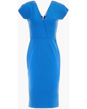 Roland Mouret Kleid aus baumwoll-twill - Blau