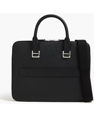 dunhill Cadogan Pebbled-Leather Briefcase - Black