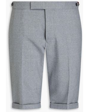 Thom Browne Wool-Blend Shorts - Grey