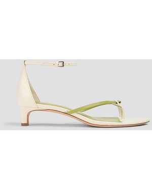Vince Zweifarbige sandalen "siri" aus leder - Weiß