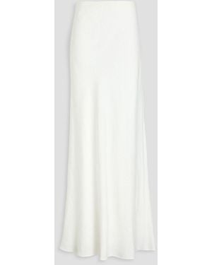 Theory Linen-blend Twill Maxi Skirt - White