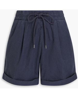 James Perse Linen-Blend Shorts - Blue