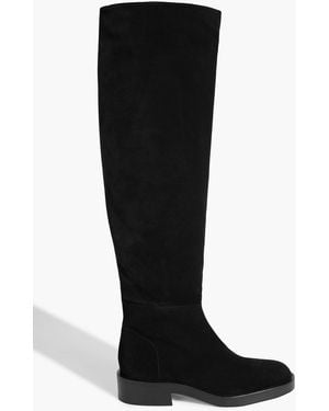 Co. Suede Over-the-knee Boots - Black