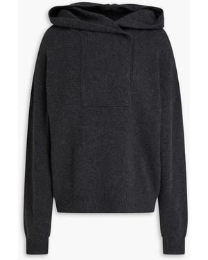 Theory Pullover aus einer woll-kaschmirmischung mit kapuze - Schwarz