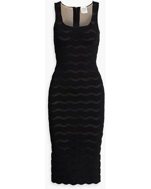 Hervé Léger Kleid "gwynn" aus bandage - Schwarz
