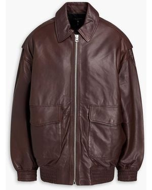 Rag & Bone Ronnie Leather Jacket - Brown