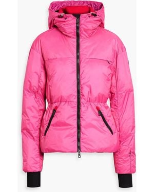 Erin Snow Ledo Quilted Hooded Ski Jacket - Pink