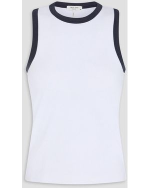Rag & Bone Mia Pima Cotton-Jersey Tank - Black