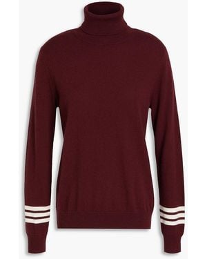 Chinti & Parker Wool And Cashmere-blend Turtleneck Sweater - Red