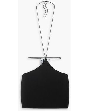 GRACE LING Verzierter minirock aus stretch-jersey - Schwarz