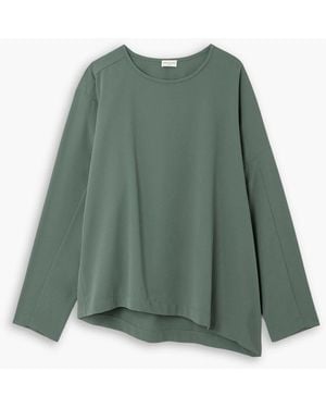 Dries Van Noten Crepe Top - Green