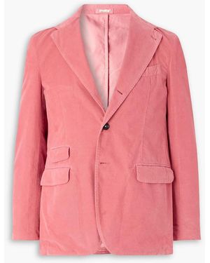 Massimo Alba Catch2 Slim-Fit Cotton-Corduroy Blazer - Pink