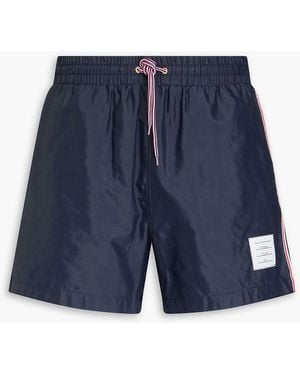 Thom Browne Short-Length Swim-Shorts - Blue