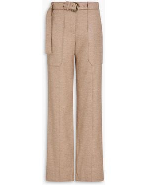 Rejina Pyo Andie Wool-Blend Twill Straight-Leg Trousers - Natural