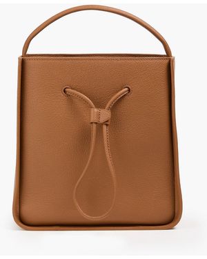 3.1 Phillip Lim Soleil Small Pebbled-Leather Bucket Bag - Brown