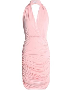 Bailey 44 Ruched Jersey Halterneck Mini Dress - Pink