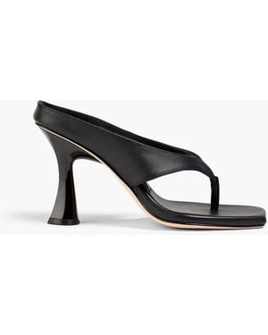 STUDIO AMELIA Angela 90 Leather Sandals - Black
