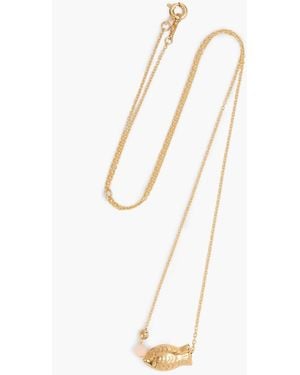 Zimmermann Plated Bead Necklace - White