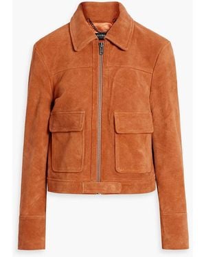 Muubaa Luky Suede Jacket - Orange